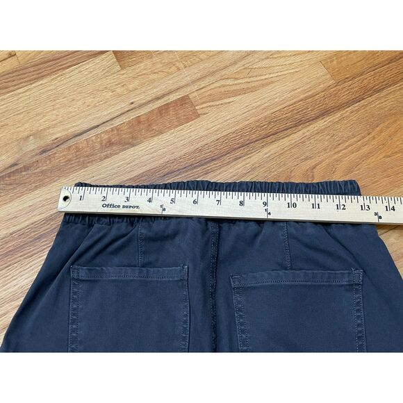 Spanx Women's M Gray Pant Twill Jogger Skinny Leg Slash Pockets Stretch Casual - Picture 7 of 8